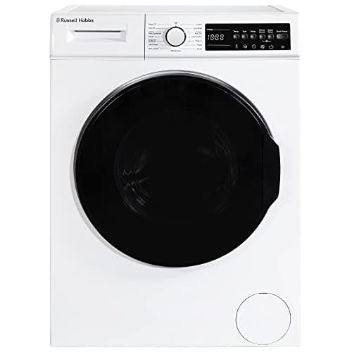 Image of Russell Hobbs RH914W116W - Freestanding Washing Machine, 9kg Capacity, 1400 rpm, 15 Programmes, Eco Technology, Rapid Wash Cycles, White, 85 x 60.9 x 60 cm