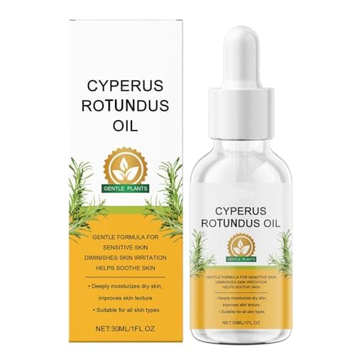 Image of Cyperus Rotundus Oil for Hair Removal, Reduces Unwanted Body Hair Growth, Inhibits Hair Growth,Shrink Pores, for All Skin Types