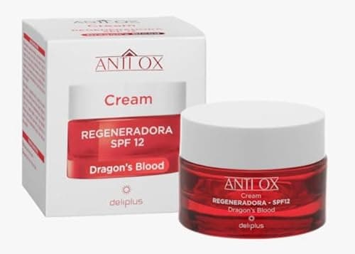 Image of ANITOX Regenerating Face Cream with Dragon's Blood, SPF 12, Aloe Vera Extract, Anti-Aging Moisturizer, 50ml