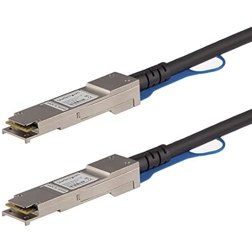 Image of StarTech.com MSA Uncoded Compatible 3m 40G QSFP+ to QSFP+ Direct Attach Breakout Cable Twinax - 40 GbE QSFP+ Copper DAC 40 Gbps Low Power Passive Transceiver Module DAC (QSFP40GPC3M)