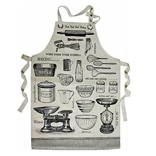 Image of Ulster Weavers Baking Black B Oil Cloth Apron