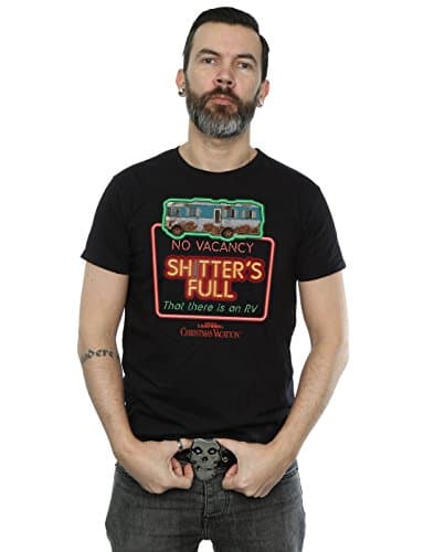 Image of National Lampoon's Christmas Vacation Men's No Vacancy T-Shirt X-Large Black