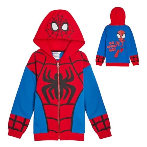 Image of Marvel Spidey and His Amazing Friends Hooded Jacket Spidey 3-4 Years