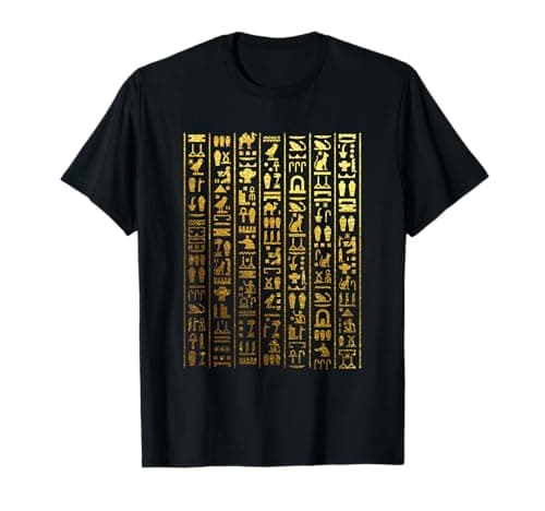 Image of Egyptian Hieroglyphics - Ancient Egypt T-Shirt