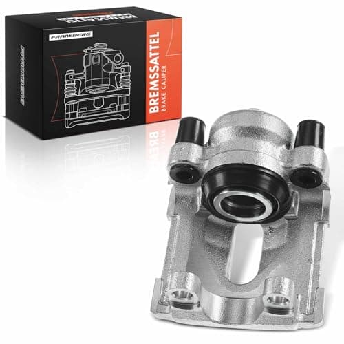 Image of Frankberg Brake Caliper Disc Brake Rear Left Cast Aluminium Compatible with 1 Series E81 118d 120d 1 Series E87 118d 120d 1 Series Cabriolet E88 118d-128i 1 Series Coupe E82 Replace# 34216768693