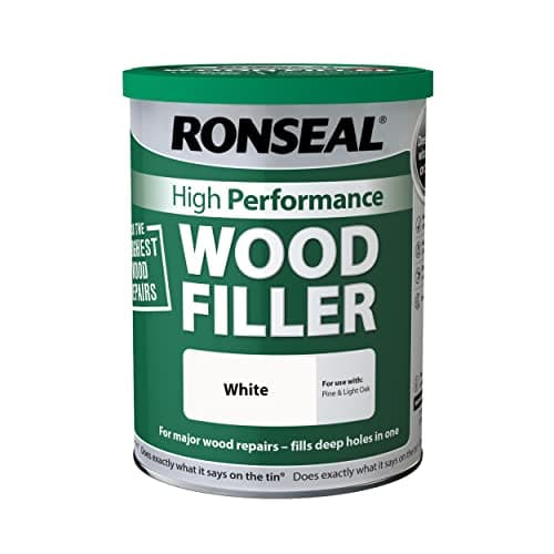 Image of Ronseal HPWFW1K High Performance Wood Filler White 1 kg