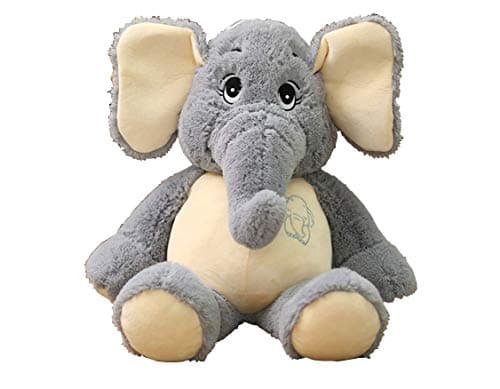Image of Annco 38cm-128cm Giant Elephant Plush Toy Cute Soft Elephant Animal Stuffed Toys Bed Decorations Pillow