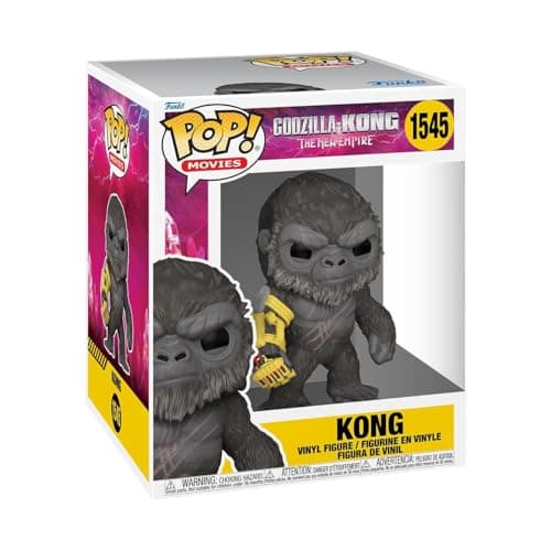 Image of Funko Pop! Super: Godzilla X King Kong: the New Empire - King Kong - Godzilla Vs Kong - Collectable Vinyl Figure - Gift Idea - Official Merchandise - Toys for Kids & Adults - Movies Fans
