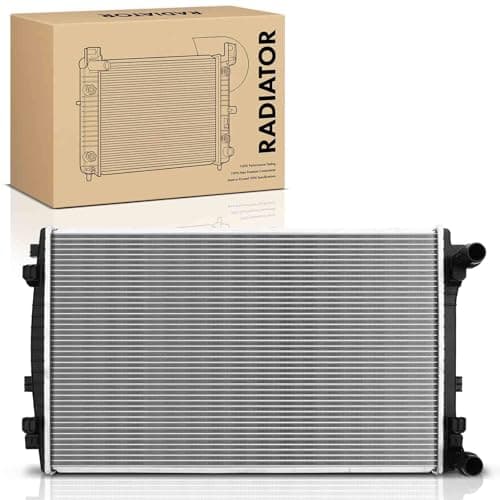 Image of Frankberg Engine Radiator Engine Radiator Compatible with A3 8V1 8VK 1.0L-2.0L 2012-2020 Golf Alltrack BA5 BV5 2014-2024 Ti.guan AD1 AX1 1.4L 2016-2018 Replace# 5Q0121251 Series