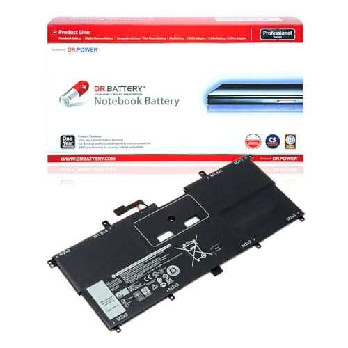 Image of DR. BATTERY NNF1C HMPFH Laptop Battery Compatible with Dell XPS 13 9365 Series 13-9365-D6801TS 13-9365-D6701TS 13-9365-D6705TS 13-9365-D3605TS 13-9365-D5505TS 9365 2-in-1 0HMPFH [7.6V]