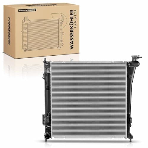 Image of Frankberg Engine Radiator Manual Transmission Compatible with i40 VF 1.7L 2012-2019 Oil Cooler i40 CW VF 1.7L 2011-2019 Engine Radiator i40 VF 1.7L 2012-2019 Replace# 253103Z050