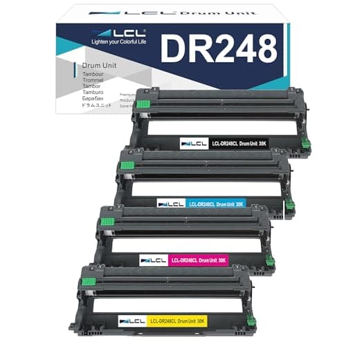 Image of DR248CL DR248 Drum Unit Replacement for Brother DR-248CL Drum for Brother DCP-L3515CDW DCP-L3520CDW DCP-L3555CDW,DCP-L3560CDW HL-L3220CW HL-L3240CDW HL-L8230CDW MFC-L3740CDW MFC-L8340CDW (4 Pack)
