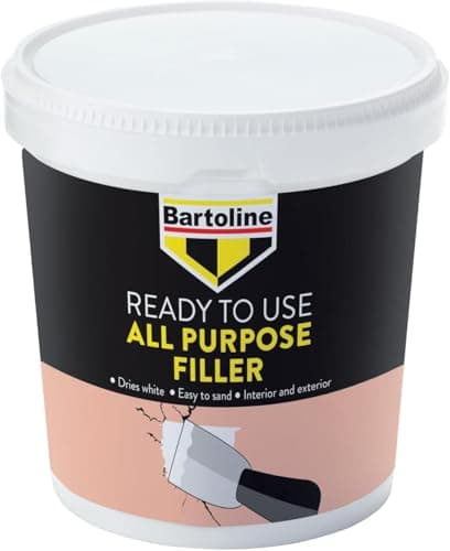 Image of Bartoline Ready Mixed All Purpose Filler 2.5kg – Quick-Drying Interior & Exterior Wall Repair Compound for Plaster, Wood, Brick, Stone – Smooth White Finish, Easy to Sand & Paint