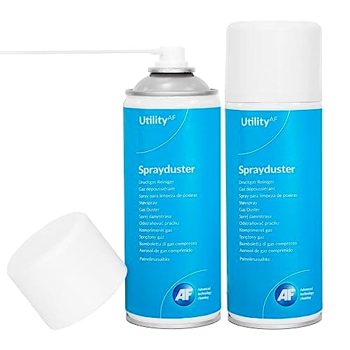 Image of AF Air Duster Sprayduster Compressed Air Can Blower Spray for PC, Laptop keyboard cleaner dust remover PS5 xbox fans 400ml(pack of 2)