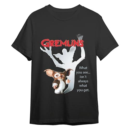 Image of Comic Studio Gremlins Gizmo Short Sleeve T-Shirt, Black/White, S