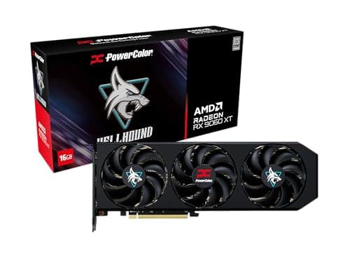 Image of Powercolor Radeon RX 9060 XT HellHound OC 16GB GDDR6 Graphics Card