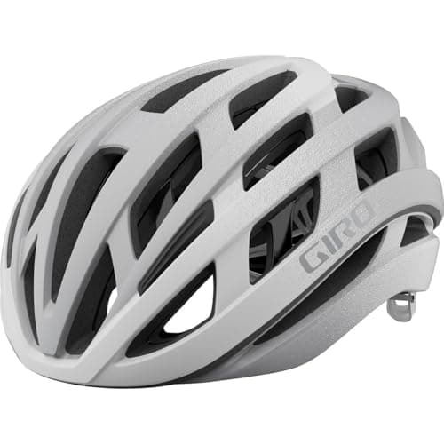 Image of GIRO HELIOS SPHR MAT WHIT/SILVER 51/55 S 21 HELMET