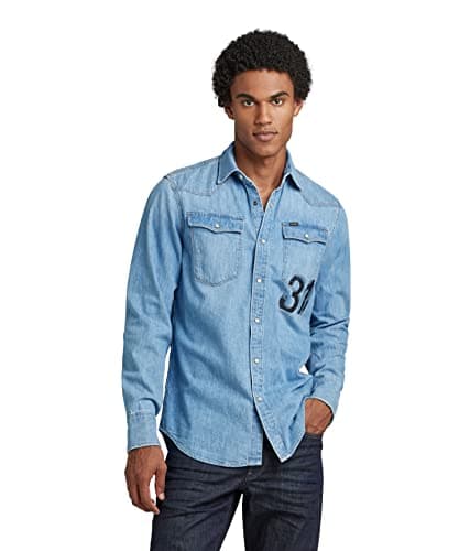 Image of G-star 3301 Slim Long Sleeve Shirt XS