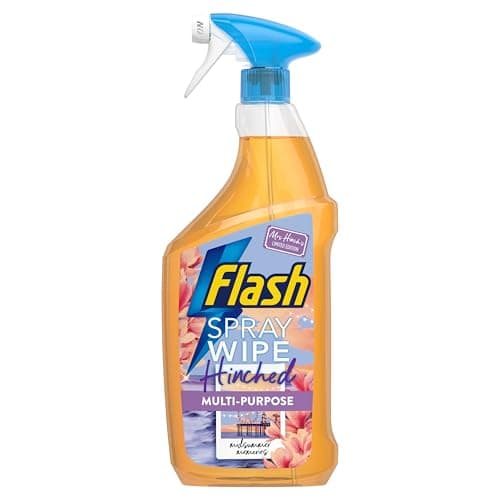 Image of Flash Mrs Hinch's Midsummer Memories Spray Wipe Done Multi Purpose Cleaning Spray 800ML