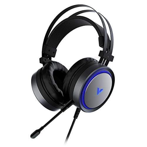Image of Rapoo VPRO VH530 Gaming Headset 7.1 Surround Sound Over Ear Noise Cancelling Microphone LED Multi-Colour Lighting System Black