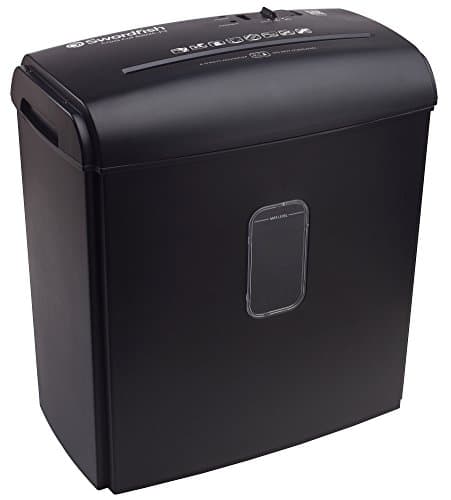 Image of Swordfish 40361"800XC-P4" Cross Cut Paper/Document Shredder,Black