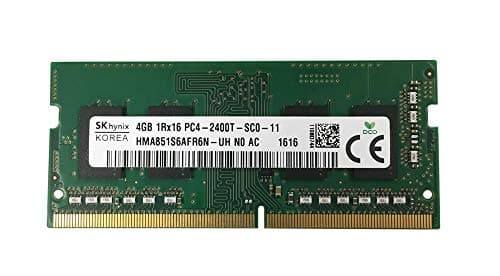 Image of Hynix SK 4GB PC4-19200 DDR4 2400Mhz Non-ECC Unbuffered CL17 260-Pin SODIMM Memory Module HMA851S6AFR6N-UH