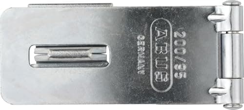Image of ABUS Hasp and Staple 200/95 - Device for Padlocks - for Smashing Doors - ABUS Security Level 2 - Silver