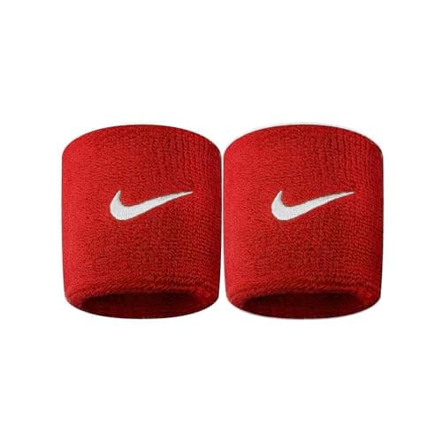 Image of NIKE WRISTBAND SWOOSH SCARLET/WHITE