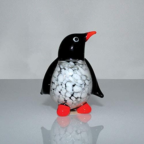 Image of Widdop Objets d'Art Miniature Glass Ornament - Penguin