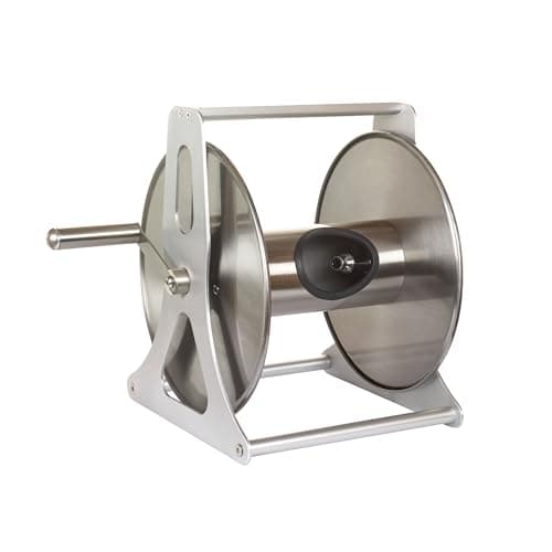 Image of Flopro Professional Metal Hose Reel, Essential Garden Accessory for Neat Hose Storage, Wall-Mounted or Freestanding Garden Hose Reel
