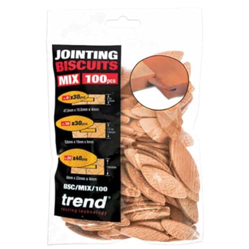 Image of Trend Wood Jointing Biscuits Assorted Pack of 100