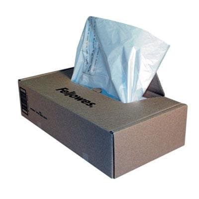 Image of Fellowes Shredder Waste Bags 143 Litre Clear (Pack of 50) 3605801