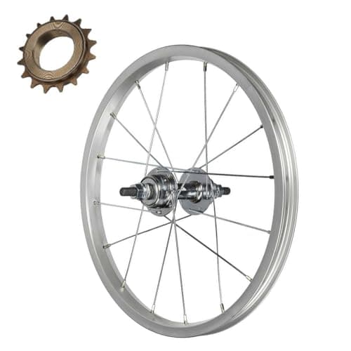 Image of Rear Wheel / Rim 16 x 1.75 + Free Wheel Pinion 16 Teeth 1 V Bike Grace MTB City Bike