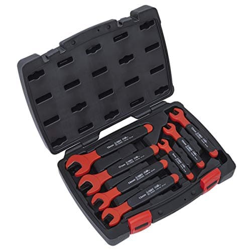 Image of Sealey Ak63171 Insulated Open End Spanner Set 7Pc Vde Approved