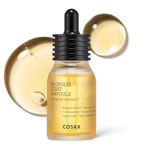 Image of COSRX Propolis Ampoule, Glow Boosting Serum for Face with 73.5% Propolis Extract, 1.01fl.oz/30ml, Hydrating Essence for Sensitive Skin, Fine Lines, Uneven Skintone, Korean Skincare