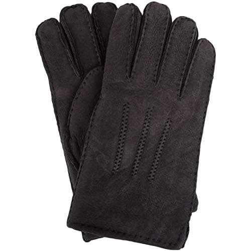 Image of SNUGRUGS Men's Chester, Sheepskin Gloves, Grey, Small 8.5"