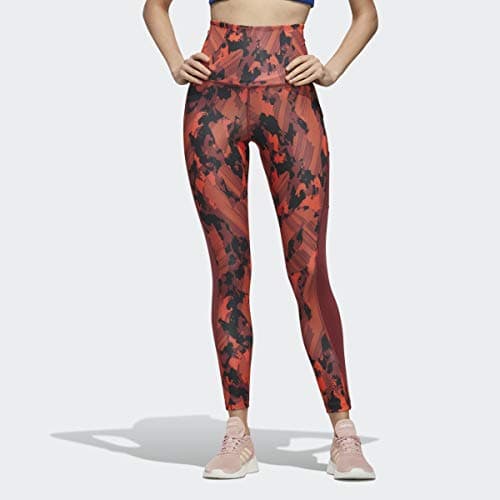 Image of adidas x Zoe Saldana Collection Women's Tight Women's, Red, Size XL