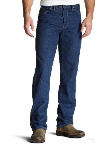 Image of Dickies, Men's, Denim 5PKT Jean Regular, Rinsed IND Blue, 32W / 32L