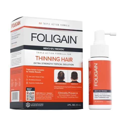 Image of Foligain Mens HAIR REGROWTH TREATMENT with 10% Trioxidil 2 oz