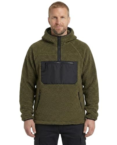 Image of Brandit Teddyfleece Work Pullover 15y Limited Edition, Olive, 5XL Men, Olive, 5XL