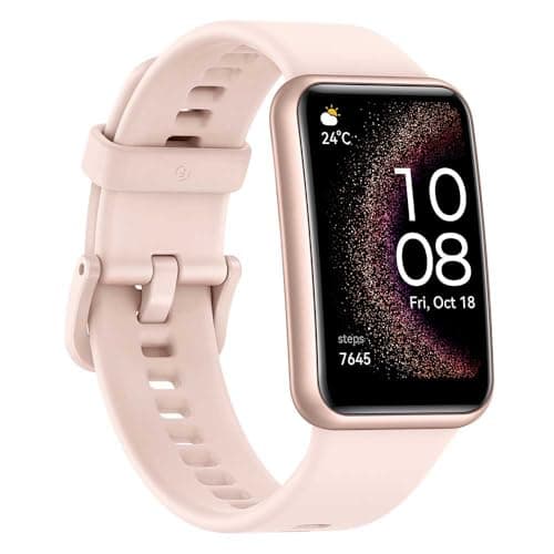 Image of HUAWEI WATCH FIT SE Smartwatch for men women, iOS & Android, Up to 9 Days Battery Life- Fitness Tracker AMOLED Screen - Activity Tracker - Health Monitor & Sports Tracker- Pink