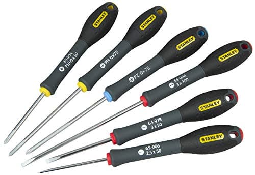Image of Stanley 065492 FatMax Precision Screw Driver Set (6 Pieces), 0-65-492