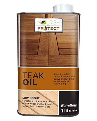 Image of Nourish & protect Barrettine Teak Oil - 1L