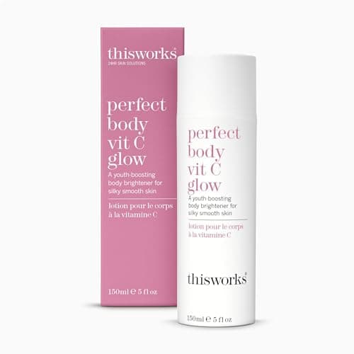 Image of This Works Perfect Body Vit C Glow, 150ml - Antioxidant Enriched Body Lotion with Vitamin C and Hyaluronic Acid - Smoothing and Brightening Serum for Youthful Looking Skin