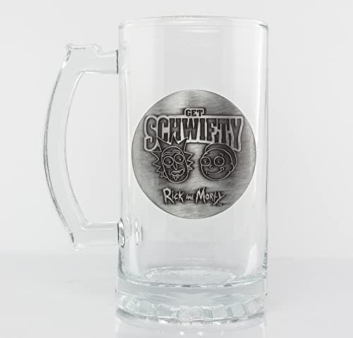 Image of GB eye Rick & Morty Get Schwifty 500ml Glass Tankard