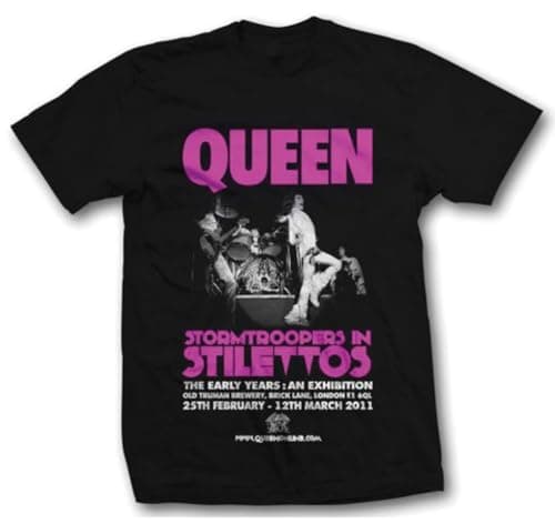 Image of Queen Men's Stormtroopers Short Sleeve T-Shirt, Black, Large