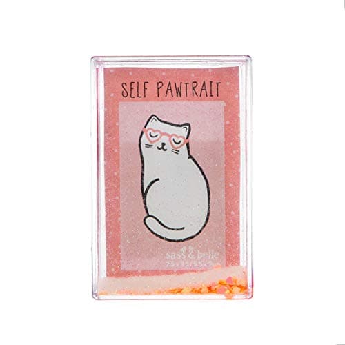 Image of Sass & Belle Cutie Cat Glitter Photo Block