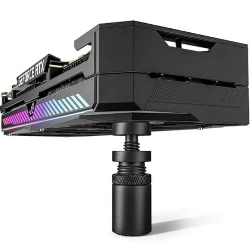 Image of upHere Gaming GPU Support Bracket, Adjustable Height Graphics Card Support with Magnet and Non-Slip Sheet, GPU Sag Bracket for Universal Video Card, 26-50mm(S), GB26K