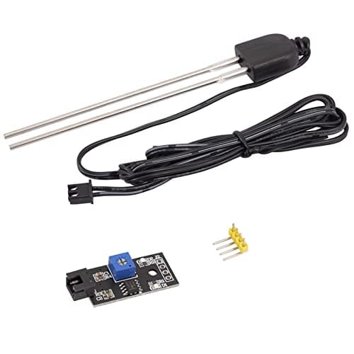 Image of AZDelivery Soil Moisture Sensor, Humidity Detector and Plant Moisture Meter with Corrosion Resistant Probe for Automatic Watering System Compatible with Arduino and Raspbery Pi