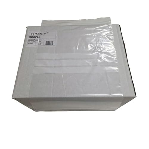 Image of 1000 Large 10 x 14" / 250 x 350mm Clear Plastic Polythene Resealable Grip seal Bags With Write On Panels - Grip Press Seal Lock Packing Packaging Storage Pouches White Labelling Strips 25cm x 35cm